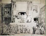 Rembrandt Harmensz. van Rijn Christ Presented to the People Ecce home OG - Hermitage